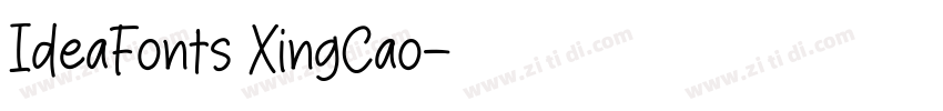 IdeaFonts XingCao字体转换